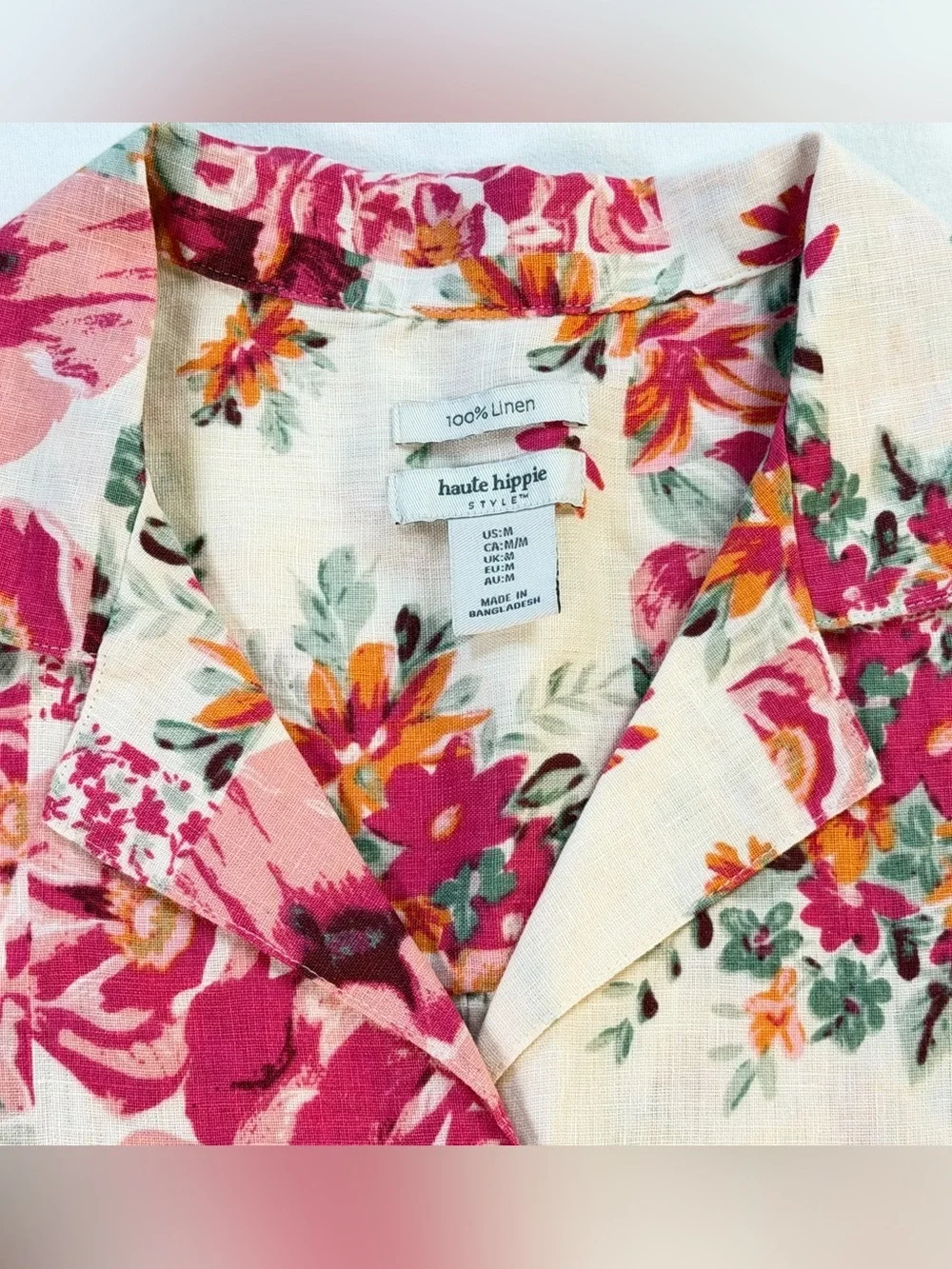 Haute Hippie 100% linen
